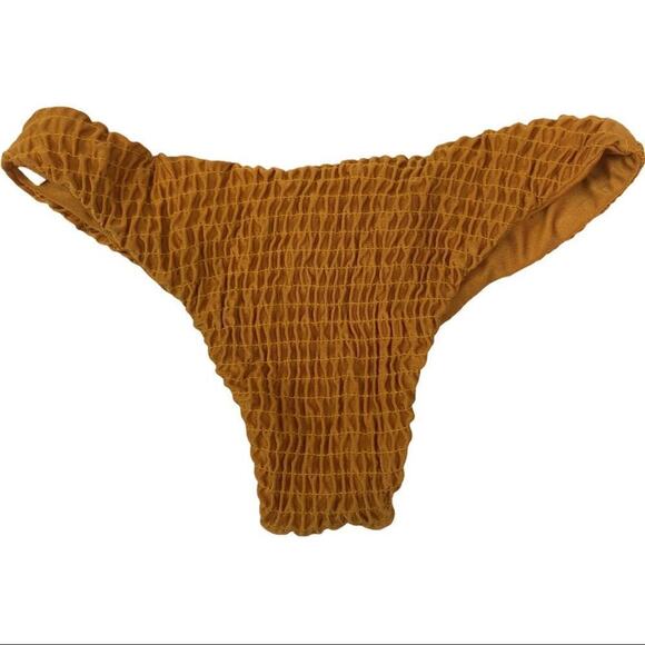 Zaful Smocked Burnt Orange Bikini Top And Bottoms Bathing Suit Set Size Small - Picture 8 of 15
